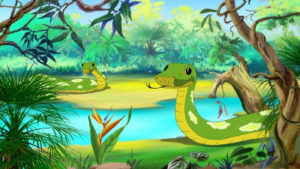 Green Anaconda In The Amazon River” by Multipedia Courtesy by http://www.freedigitalphotos.net/